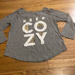 Grey Long Sleeve with Design